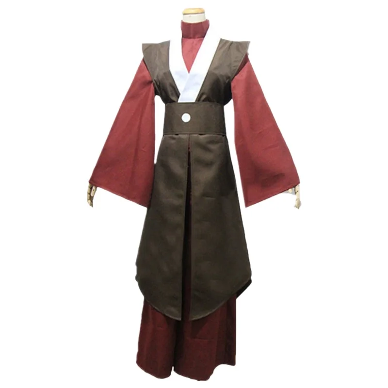 Anime Avatar The Last Airbender Mai Cosplay Costume Mai Red Top Pant Kinono Set Halloween Party Carnival Suits - view 4