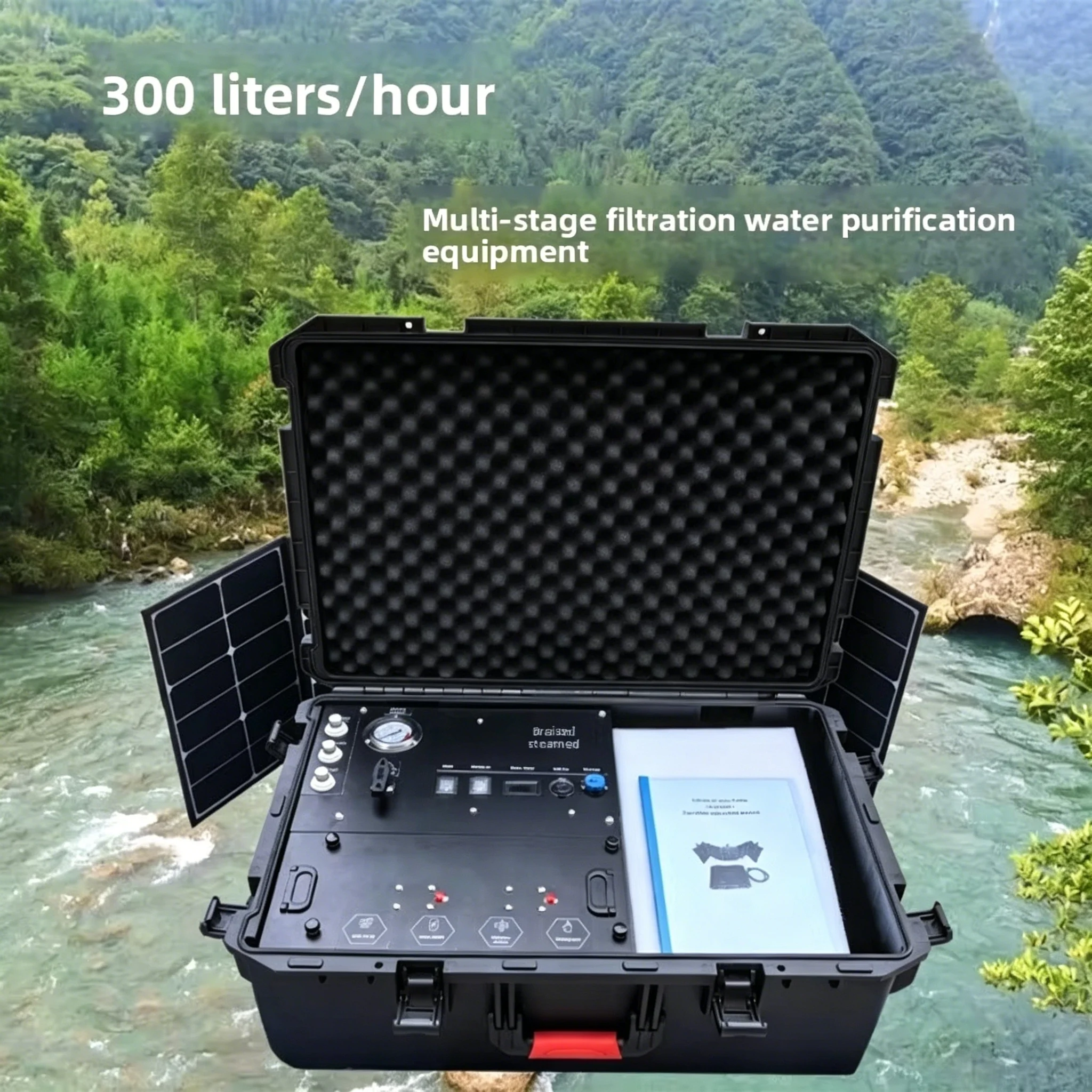 Portable Automatic Water Quality Purifier with Filtration 300L/H AC/DC Compatible 28kg Weight