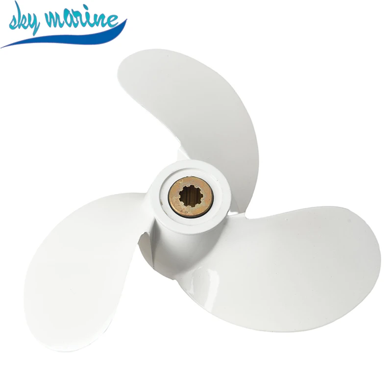 

6L5-45943 6L5-45943-01-EL Marine Aluminum Propeller F2.5A/3A 7-1/4x6 9 Spline For Yamaha 3HP Outboard Motor 6L5-45943