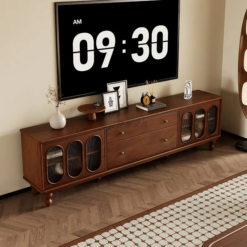 

Тумбы под телевизор в средневековом стиле из массива дерева, французские винтажные тумбы для гостиной, мебель для небольших помещений, тумба под телевизор ZY40DSG