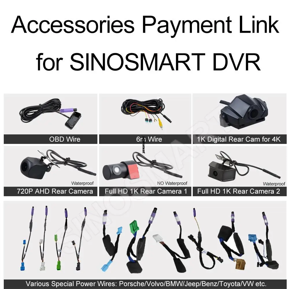 NOT Single Selling!! Extra Payment Link for Option of SINOSMART  Wi-Fi DVR