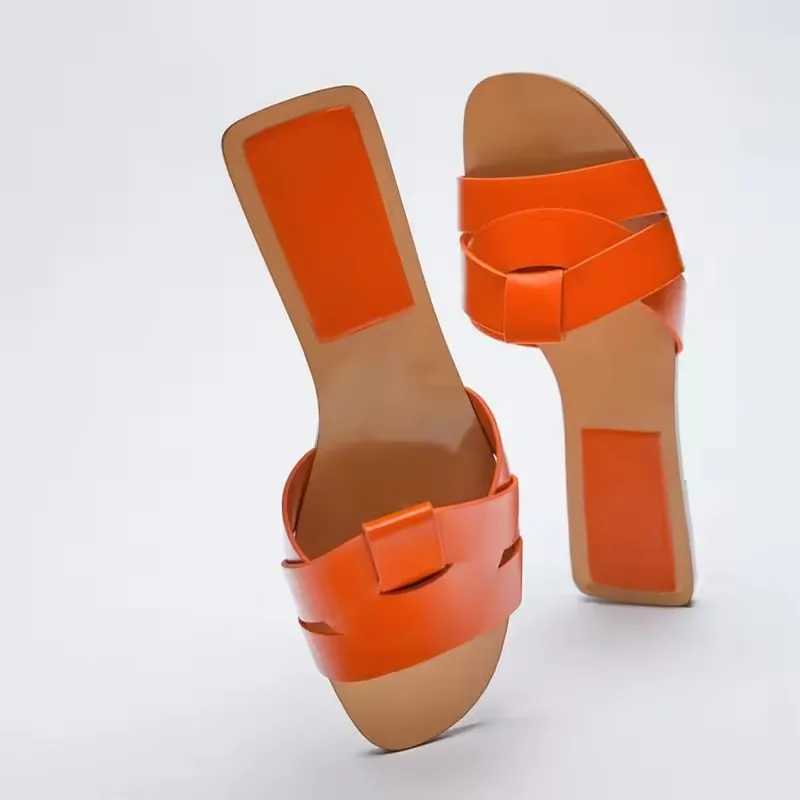 Genuine Leather Women's Flats Sandals - Casual Comfort