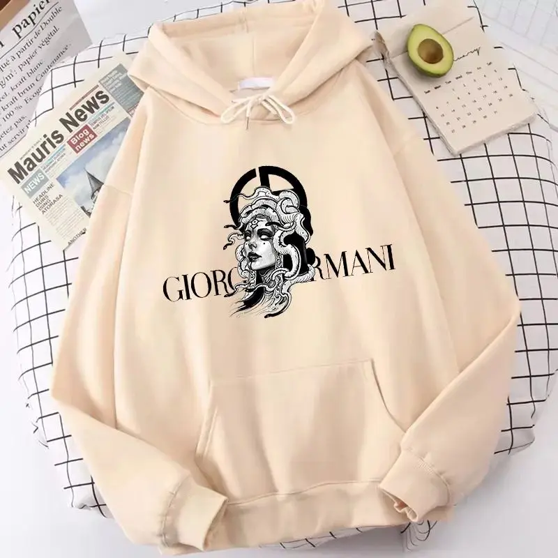 

New Hoodie Luxury Brand Fashion Clothing Autumn Letter Printed Girl and Women's Hoodie Casual High-quality Hoodie Sweatshirts