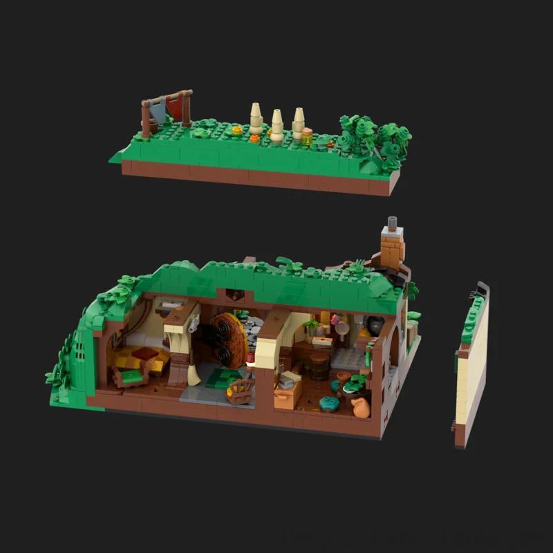 1951PCS MOC Xia Er Samweiss's House Building DIY Creative ASSEMBLY Building Blockของเล่นเด็กวันเกิดวันหยุดของขวัญ