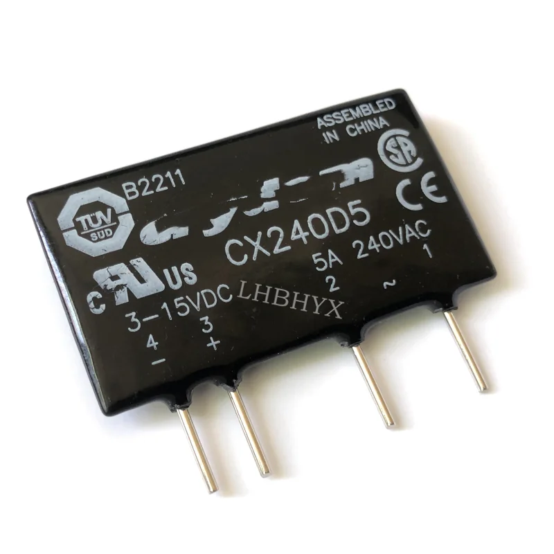 

CX240D5 Твердотельные реле 5A 240VAC SIP-4 Новые оригинальные 1 шт.