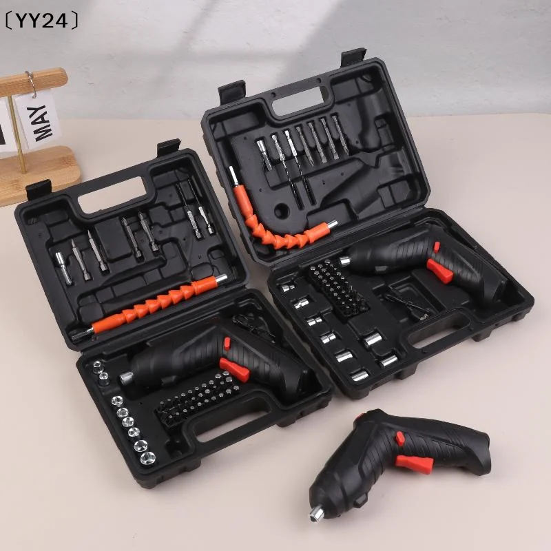 3,6-V-Elektrowerkzeug-Set für Haushaltsreparaturen, Lithium-Batterie, Mini-Elektrobohrer, kabelloser Haushaltsschraubendreher〔YY24〕