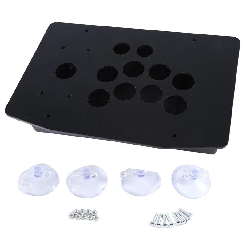 Arcade Joystick Acrylic Panel Case For Arcade Game Machine DIY Can Be Installed Joystick Button For Retro Video Game Durable