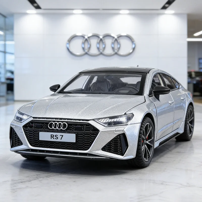 

Модель автомобиля AUDI RS7 Sportback из сплава, масштаб 1:32, со звуком и светом, с функцией отката, детская игрушка, коллекционный предмет, подарок на день рождения