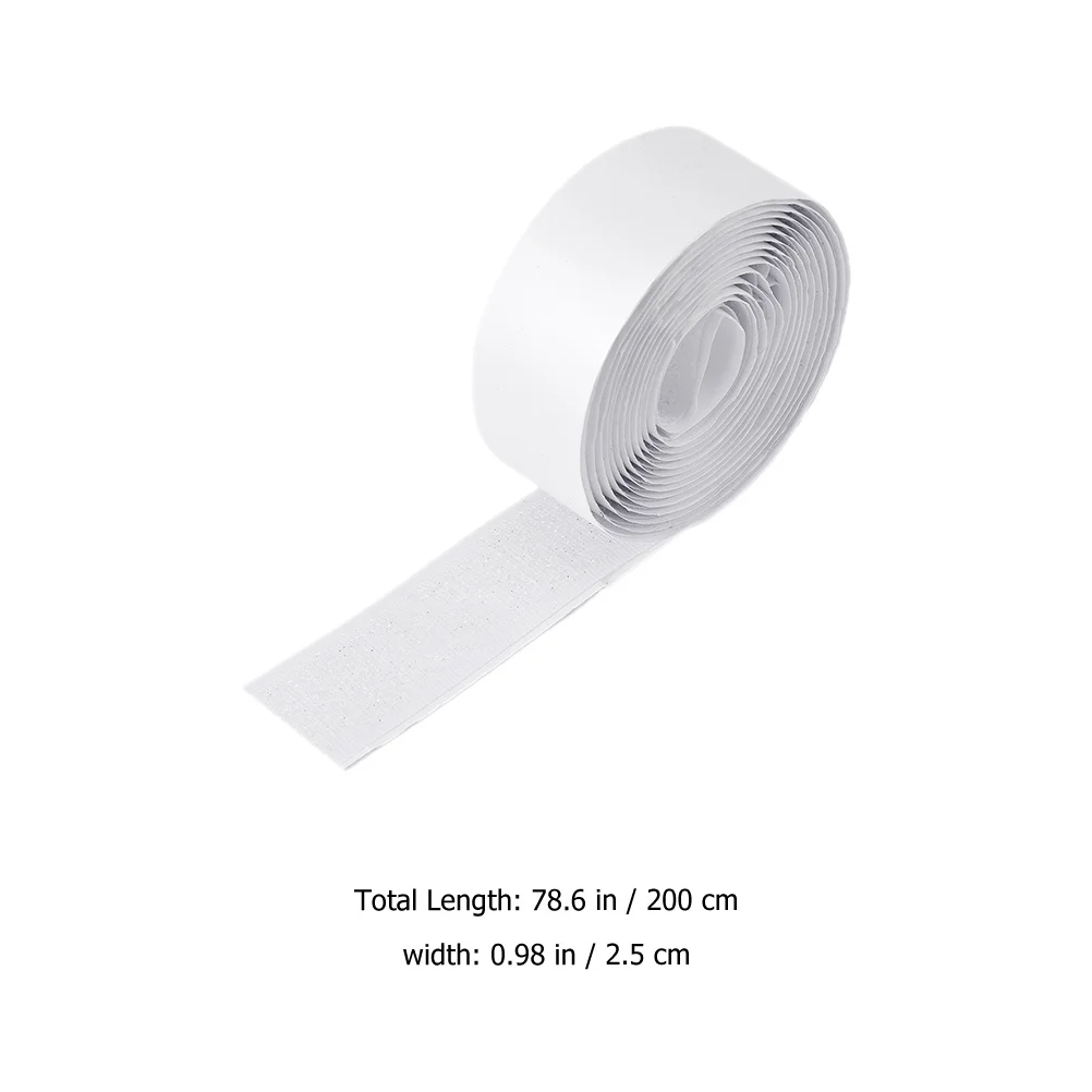 

2 Rolls Guitar Pedal Mounting Tape Hook and Loop Adhesive Tape Resistant for Effect Pedal Board Hook and Loop Straps