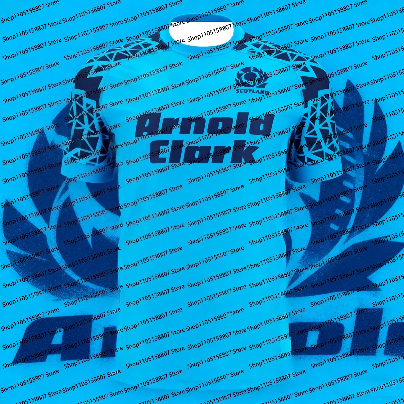 Rugby escocés 25_26 Camiseta de gimnasio de calentamiento, ropa deportiva de entrenamiento de secado rápido para hombres y niños, Top deportivo de manga corta para exteriores