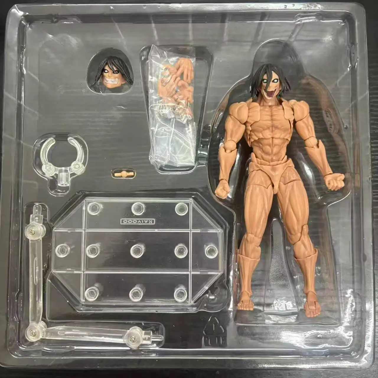 ฟิกเกอร์อนิเมะ Attack on Titan ขนาด 15 ซม. เอเรน ไยเกอร์ รูปทรงไททัน ของสะสม โมเดลตุ๊กตา ของเล่น ของขวัญ