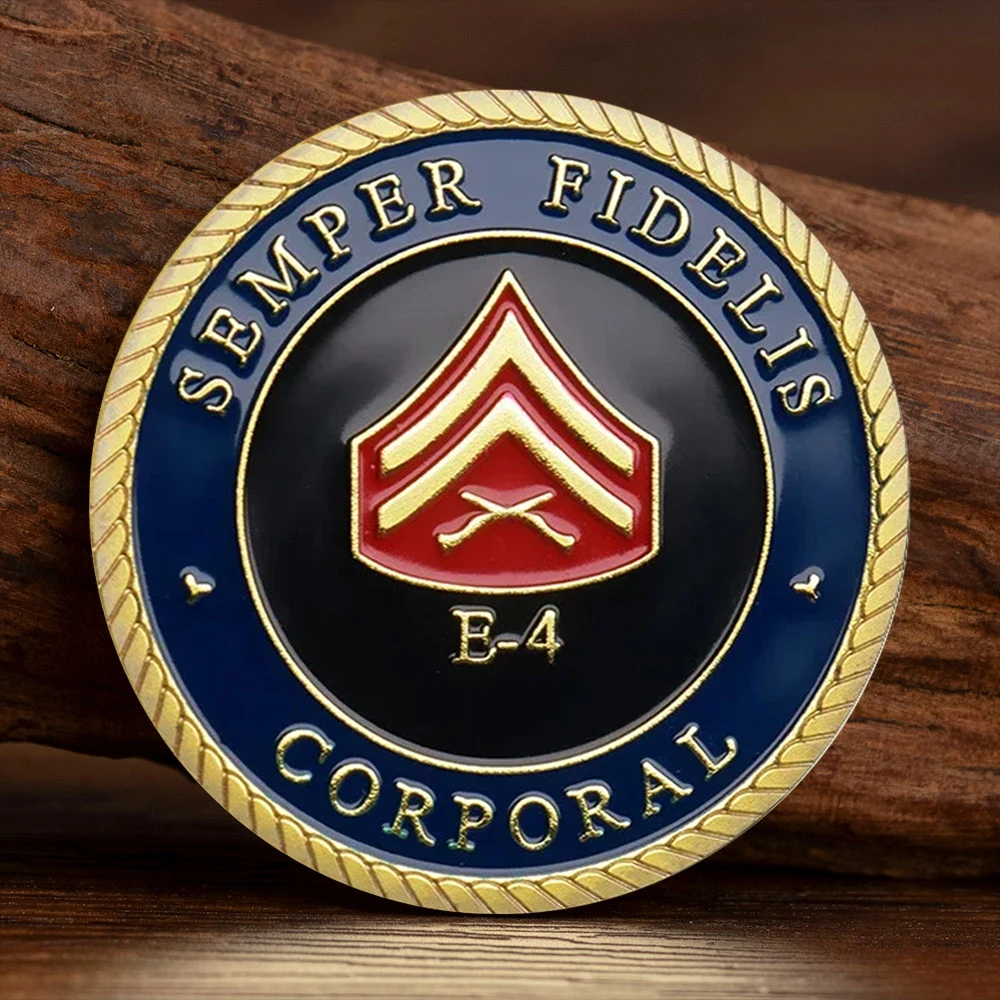 U.S. Military Semper Fidelis Souvenir Coins Marine Corps Commemorative Coin Forever Faithful Medal