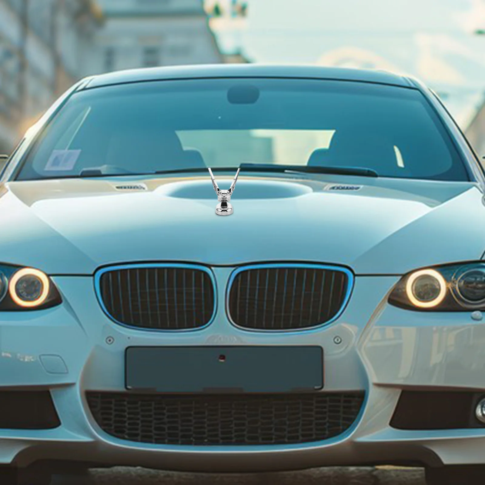 

Eagle Car Hood Ornament Plastic Vehicle Decoration For Trucks Engine Hood Decor Auto Exterior Protection Stylish Front Grille