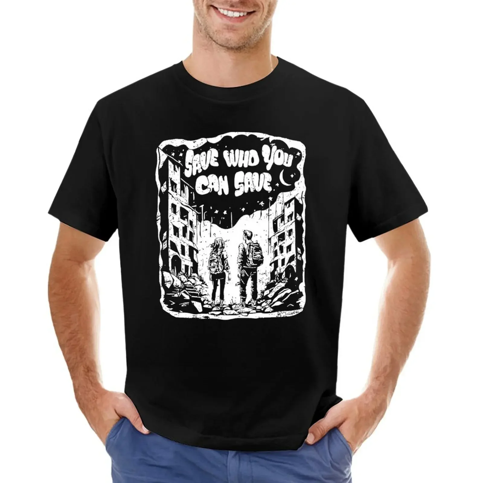 

The Last Of Us T-shirt oversizeds sublime customs korean fashion t shirt men