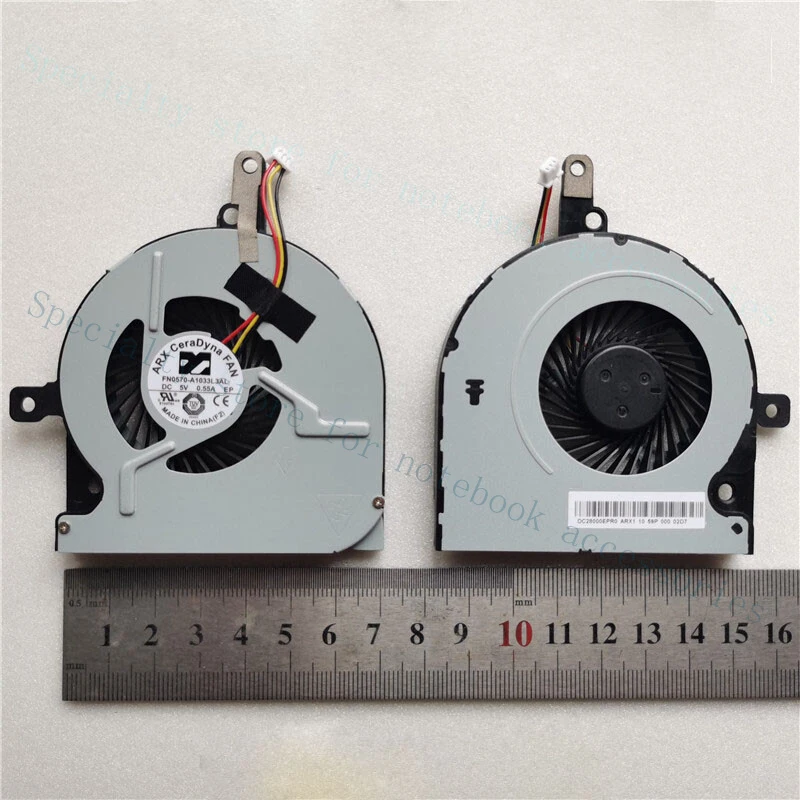 

Запасной вентилятор охлаждения для ноутбуков Toshiba C55-B, C55T-B, C55-B5100, C55-B530 (класс A+)