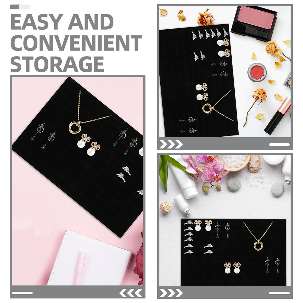 

7Pcs Jewelry Box Sponge Insert Liners Soft Pad for Rings Earrings Brooch Storage Organizer Display Tray