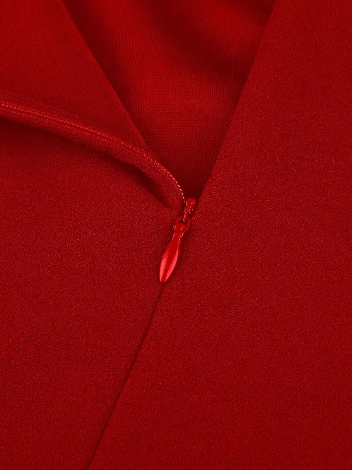 Elegantes Damenkleid mit 3/4-Ärmeln, Rundhalsausschnitt, Farbblockdesign, Knielang, für Cocktailpartys, Arbeit und Business, mit Plissiertem Taillenband und Schlanker Bleistiftsilhouette – Detail 8