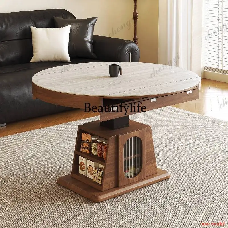 Dekorative Couchtische Multifunktionale Elegante Holz-Vintage-Couchtische Moderne Designer-Mesas De Centro Möbel für ZuhauseN138