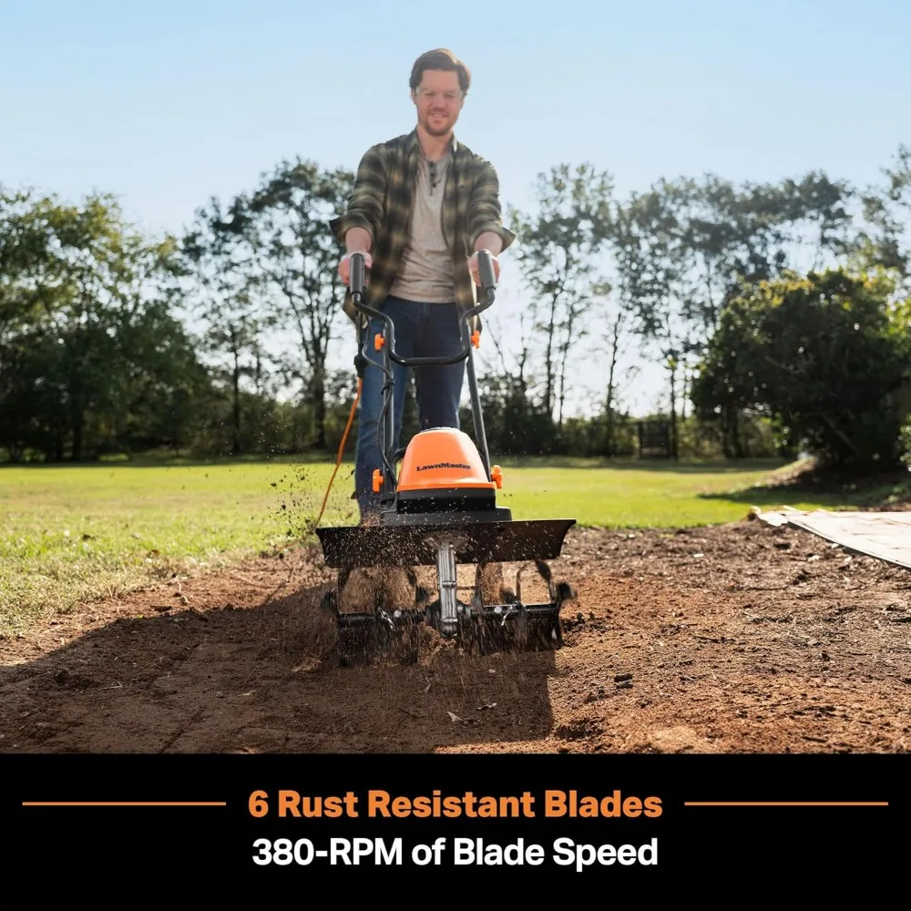 

TE1318W1 Corded Electric Tiller 13.5-Amp 18-Inch Orange