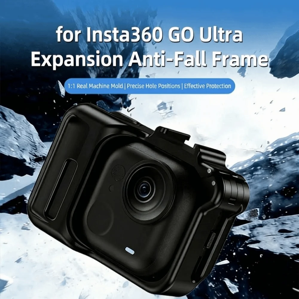 Protective Protective Frame Durable Lightweight Thumb Camera Protective Cover Cage Protective Shell for Insta360 GO Ultra