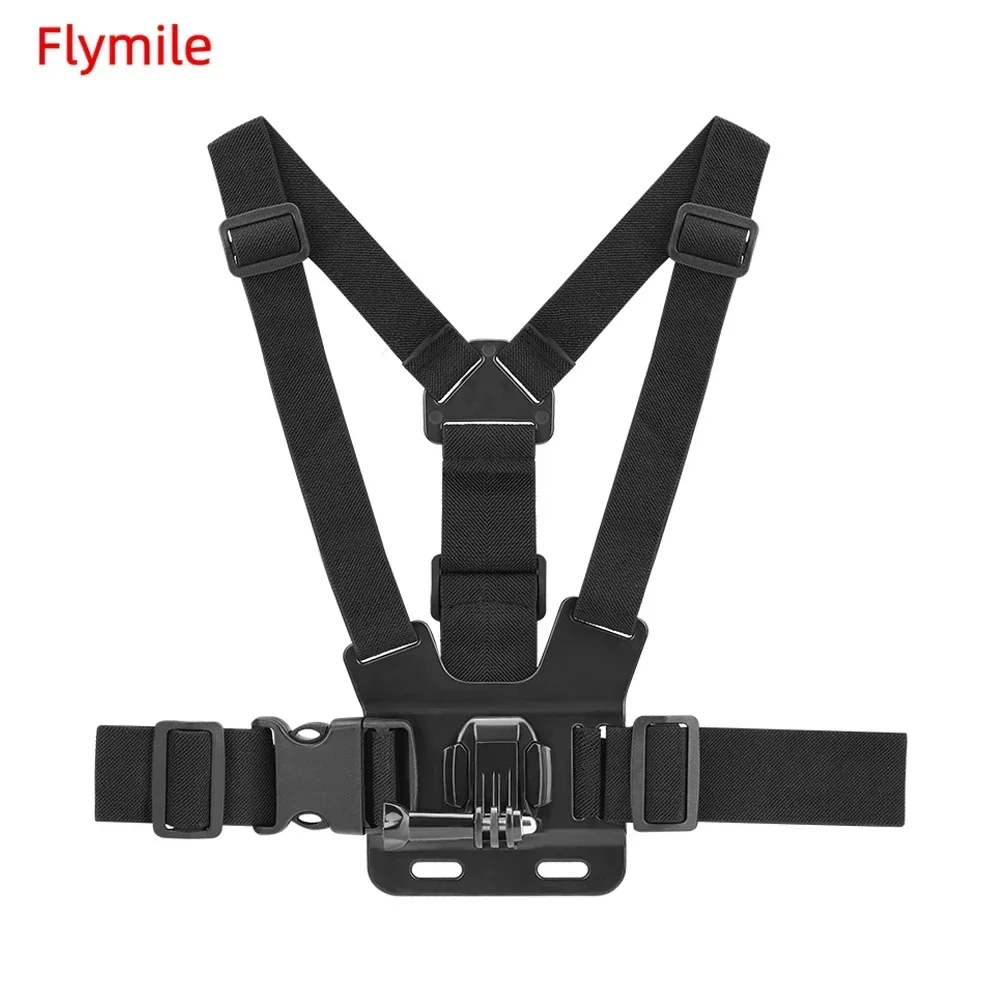 

Flymile Chest Strap Mount Belt for GoPro Sports Camera Harness Strap Holder Adjustable for DJI Action POV Photographic Accessory