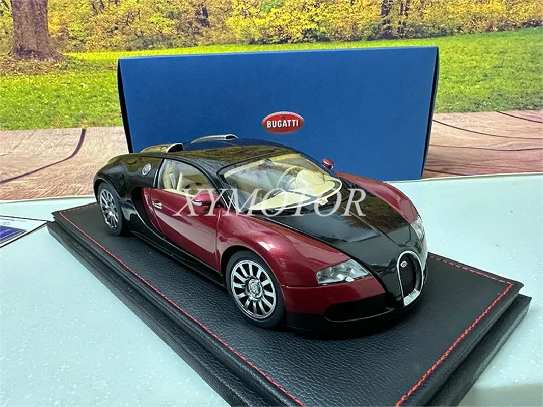 AUTOart 1/18 For Bugatti VEYRON LEDITION EB 16.4 Diecast Model Car plating  Blue/White/Red Limited Toys Gifts Hobby Display