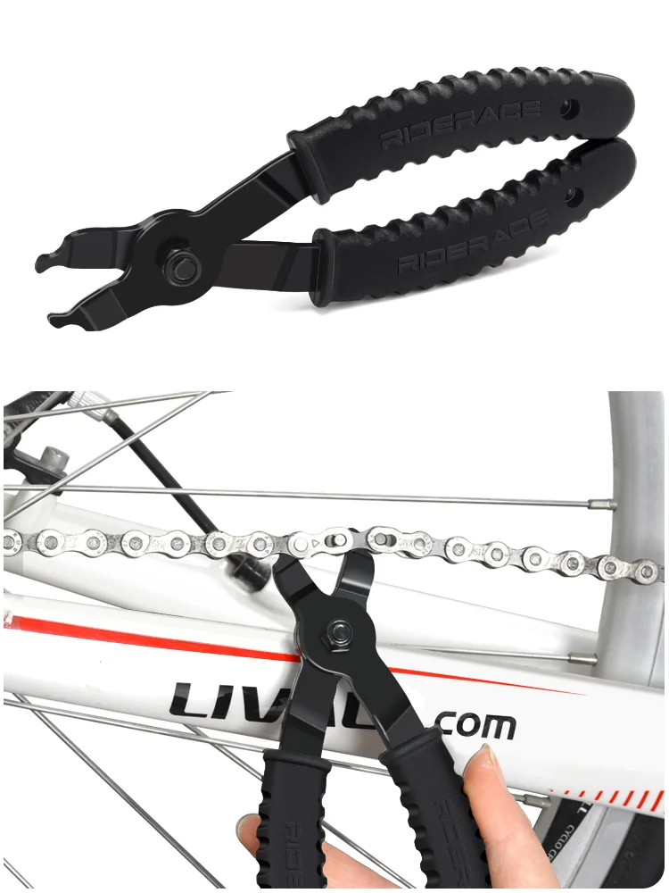 AliExpress riderace RIDERACE Bicycle Chain Checker Buckle Pliers Bike Chain Quick Release Magic Link Bike Gauge Calipers Cycling Chain Hook Tools