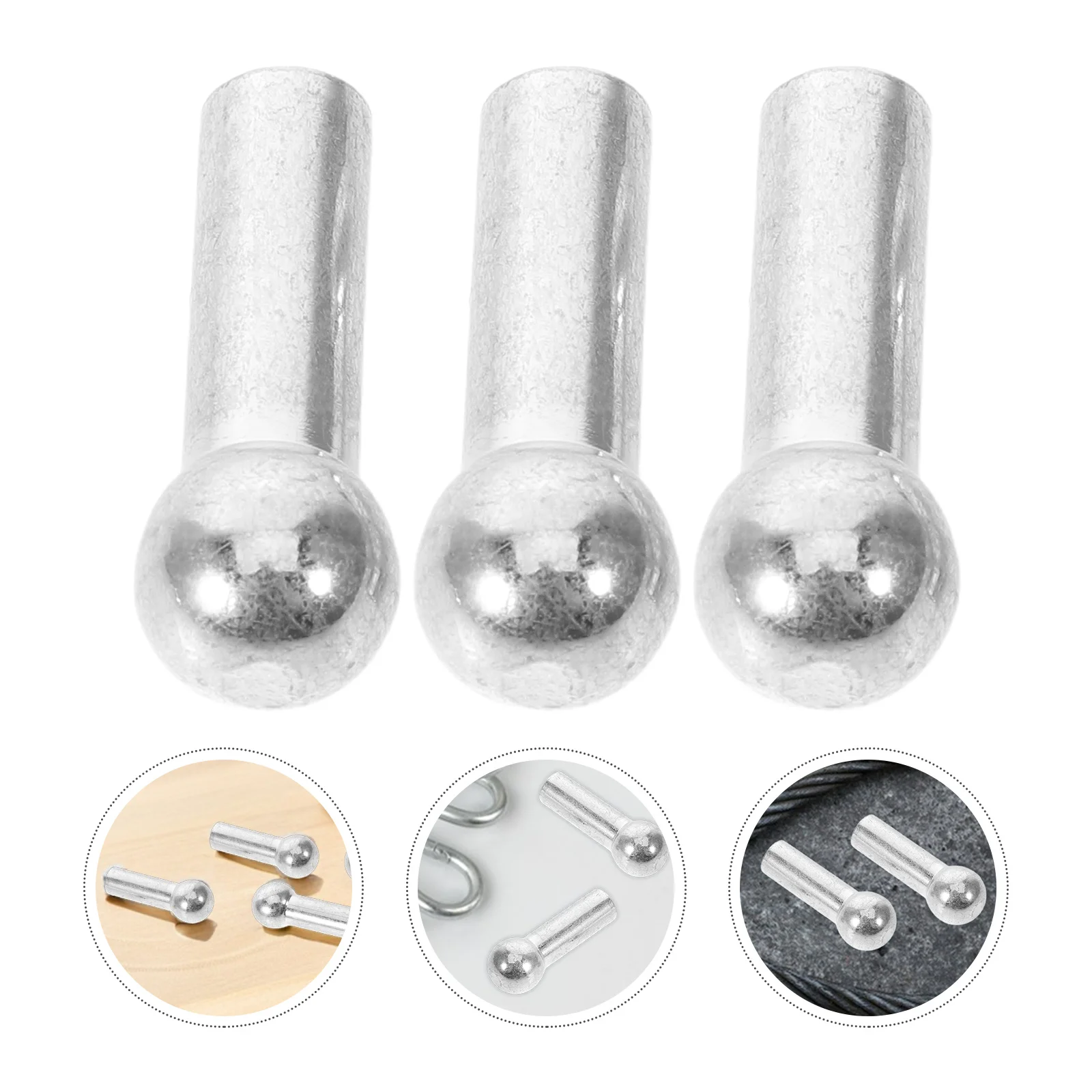 

6Pcs Fitness Cable Stopper 6Mm Universal Gym Machine Accessories for Smooth Rope Joint and Pulley System Home Workout Equipment