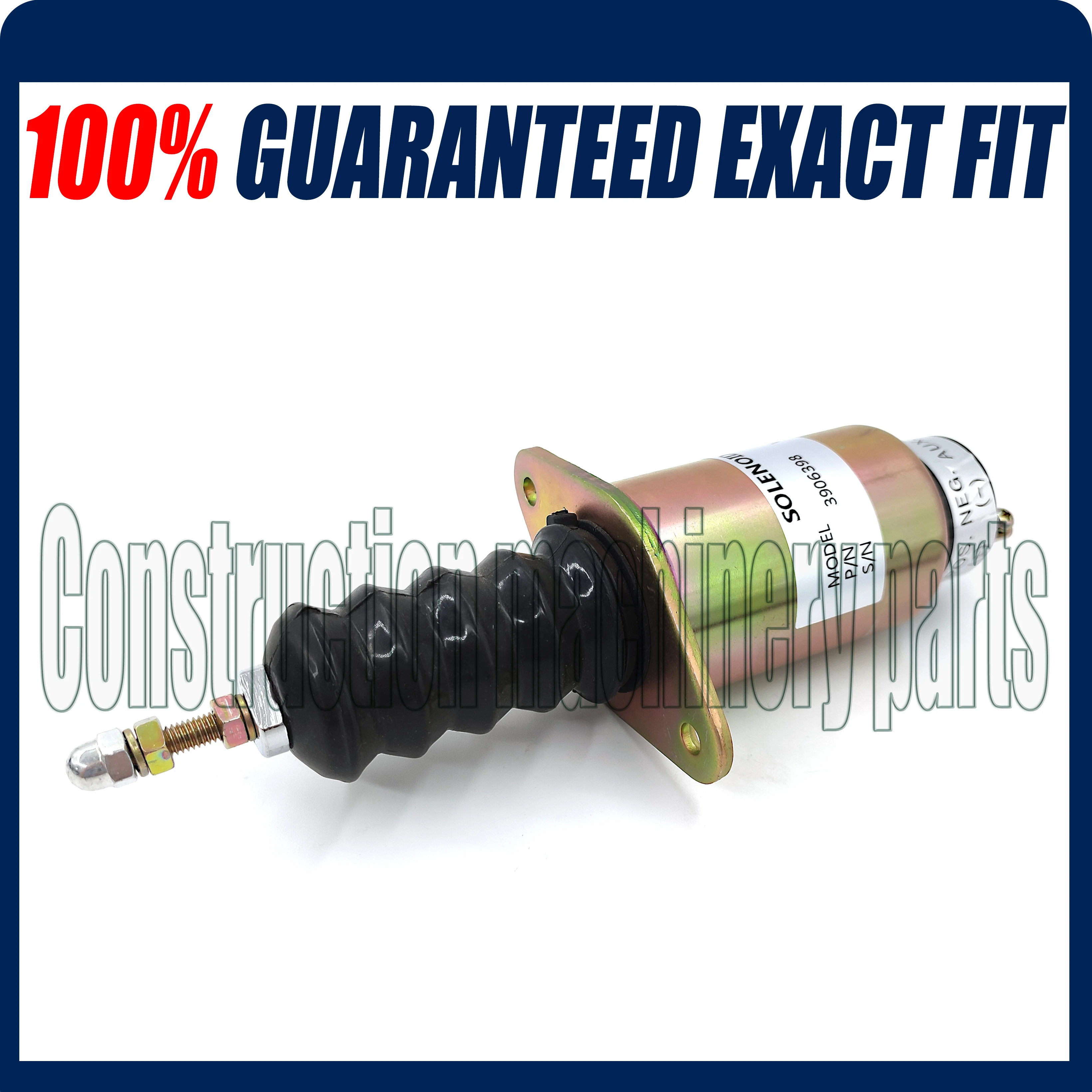 

For Cummins Engine Shutdown shut off solenoid 6cta 8.3L 3906398 (12V, 1 Terminal)