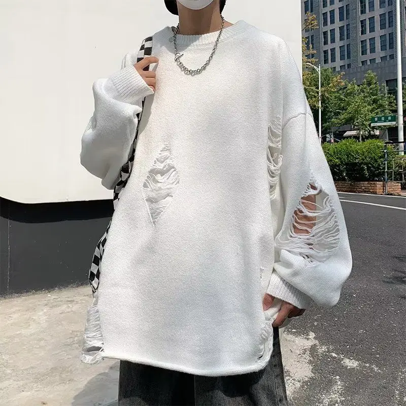 

2024 Vintage Japanese Sle Button-Up Knitwear Soft Cozy ex Autumn Faion Lazy Girl Boyfriend Retro Sweater