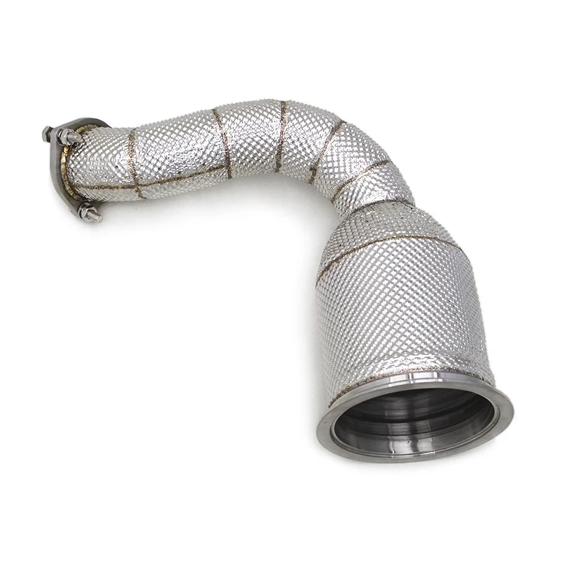 Head Section High flow Pipes Exhaust Pipes branch downpipe Exhaust Pipe with catalyst For Porsche Cayenne COUPE 3.0T 