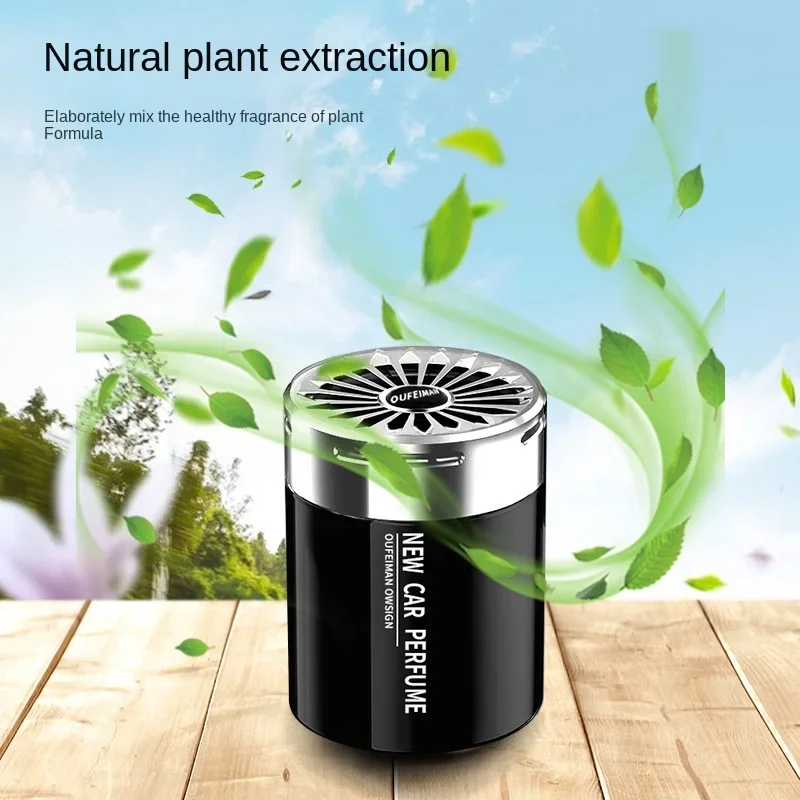 Car Aromatherapy Cars Perfume Auto Interior Solid Fragrance Long-lasting Light Fragrance 6 Kind Cup Holder Aromatherapy