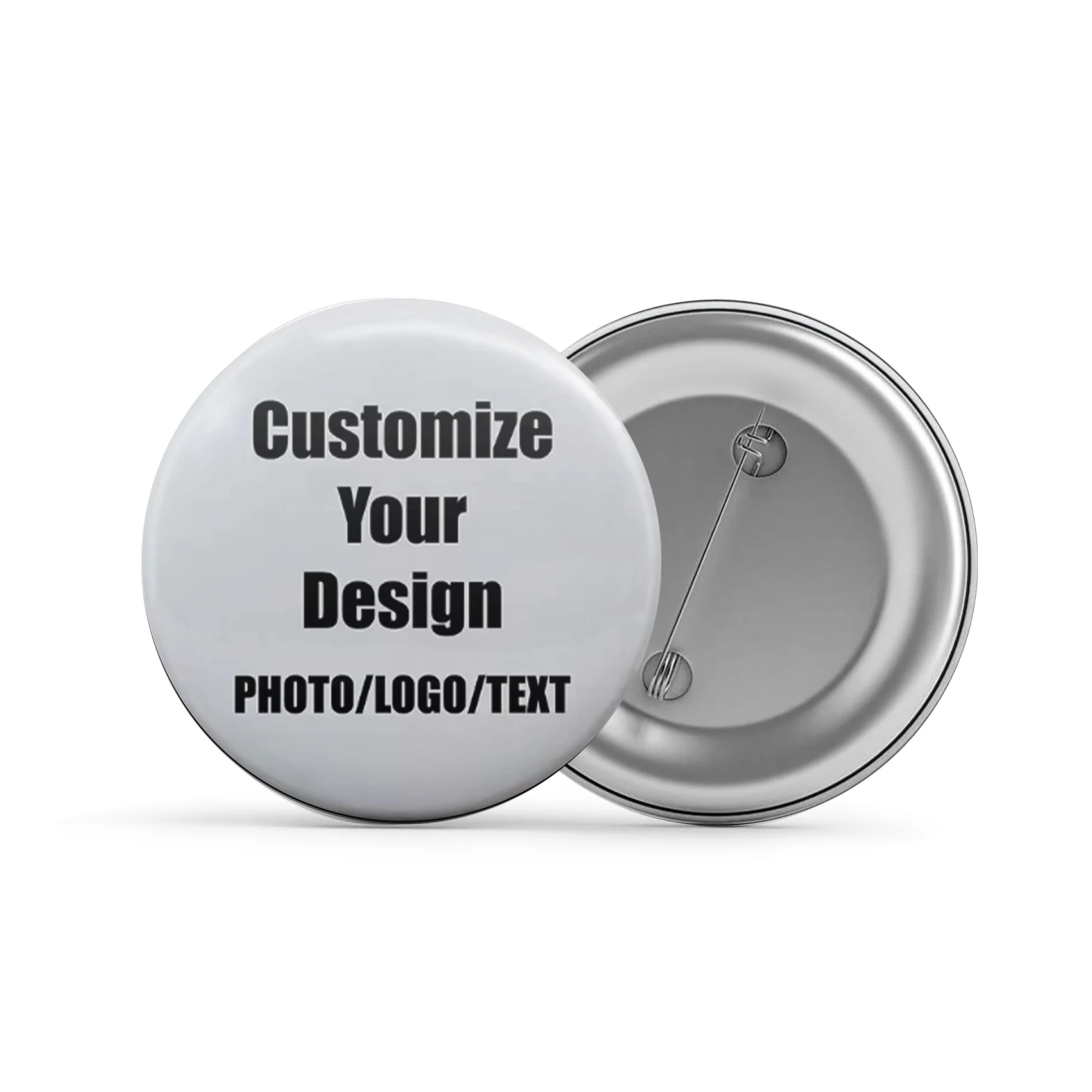 DIY photo custom badge personalized badge custom round family couple baby metal badge gift