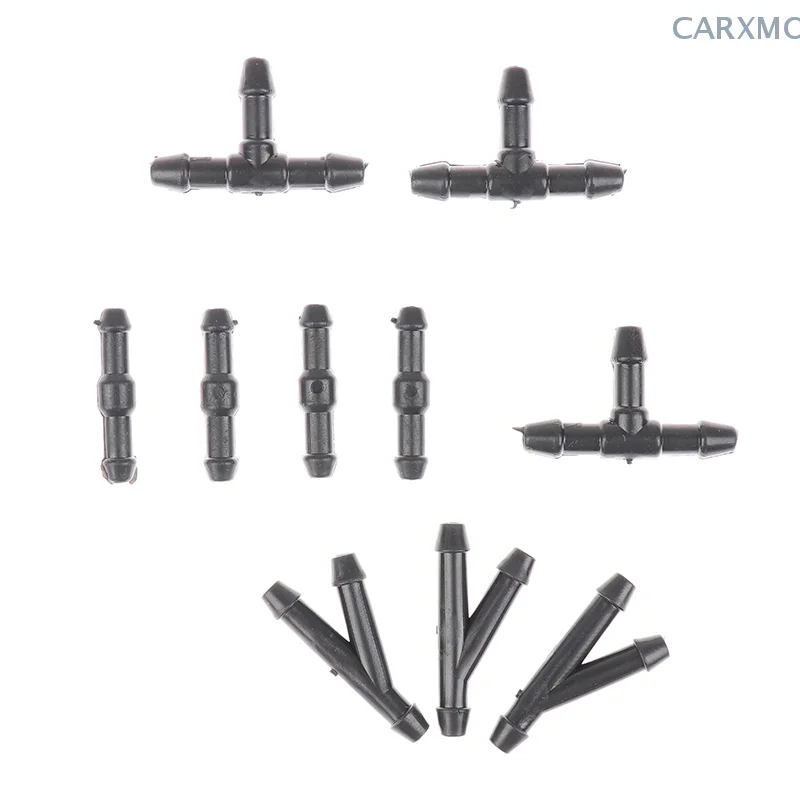 10 teile/satz t/y/gerader Tischler Rohr verbinder Auto Frontscheibe Scheiben wischer Reiniger Sprüh düse Schlauch Einspritz düse Adapter