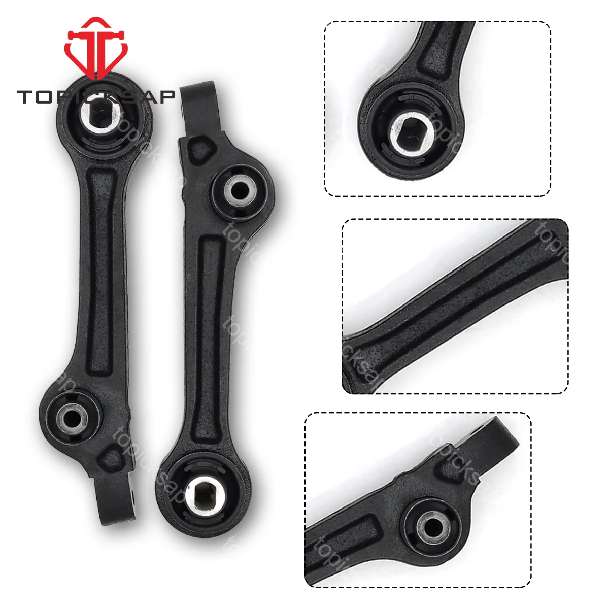 TOPICKSAP Front Lower Rearward Control Arm Pair for Chrysler 300C Dodge Charger Challenger 2011 2012 2013 2014 2015 - 2019