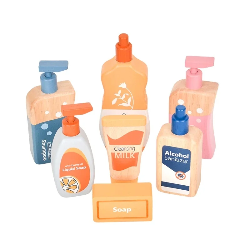2026 Montessori Simulation Chechele Shower Gel Tomato Fruit Kitchen Educational Toy Play House Decompress Educational Toy Gift