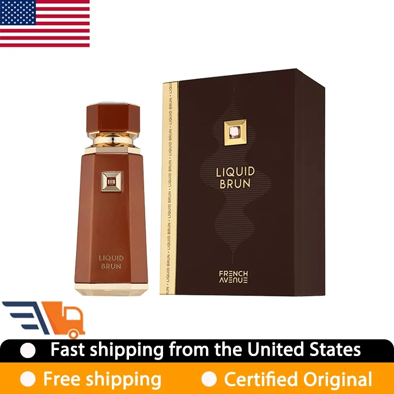 

French Avenue Liquid Brun Eau de Parfum Spray for Man 100 ML Luxury Persistent Woody Pheromones Natural Perfume 3.4 Ounc