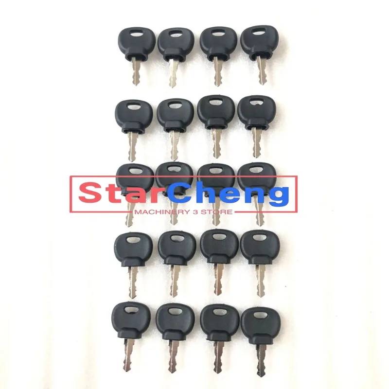 

20Pcs 14707 Keys for Higher Quality JCB Bomag & Hamm Roller and Compaction Equipment Ignition Excavator Parts