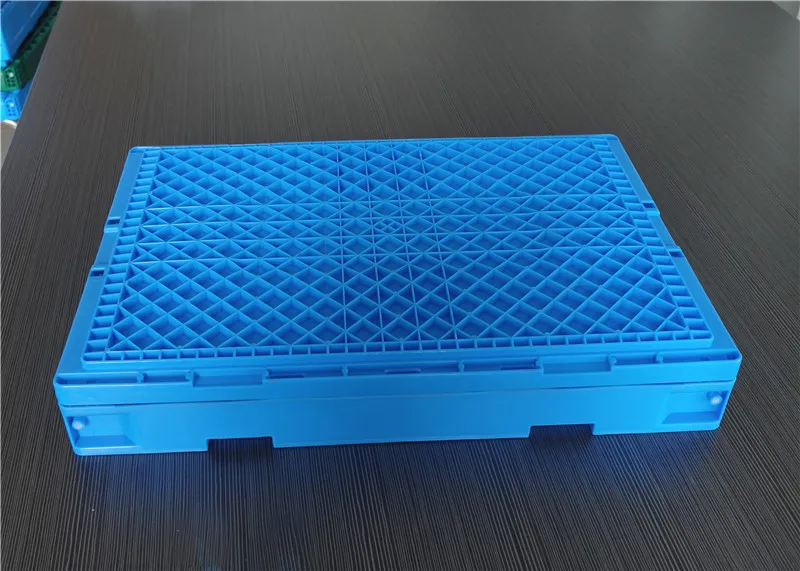 Side Open Box Moving Crates Plastic Folding Storage Collapsible Box Crate with Custom Size