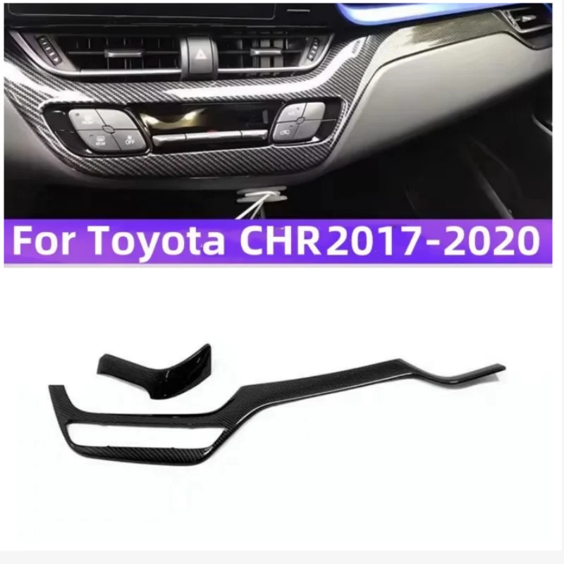 

ABS Chrome Garnish Detector Trim Dashboard LHD Meter Instrument Panel Gauge Frame 1pcs For Toyota C-HR CHR 2017 2018 2019 2020