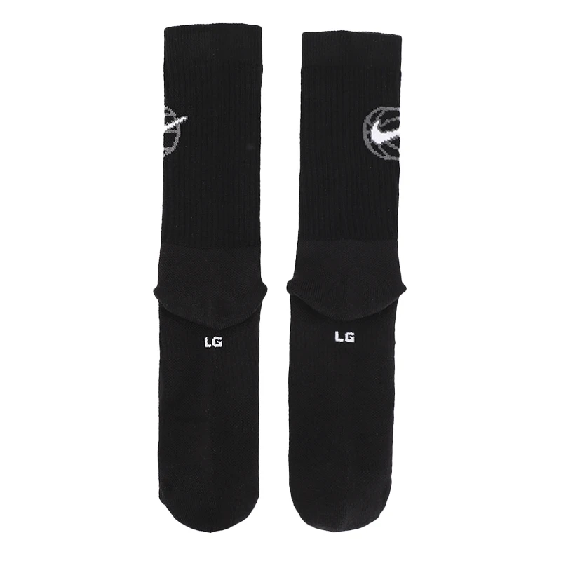 Nike (Nike) Neutral Casual Socks, Three Pairs, Black Elastic Mid-Calf Socks, Comfortable and Breathable Basketball Socks, Running Training Socks Da2123-010