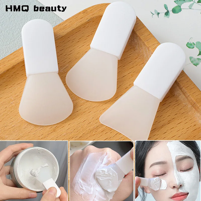 3 uds cepillo de máscara Facial de silicona cepillos profesionales de crema de barro herramientas de cuidado de la piel Facial aplicador de película de barro herramienta de bricolaje salón de belleza