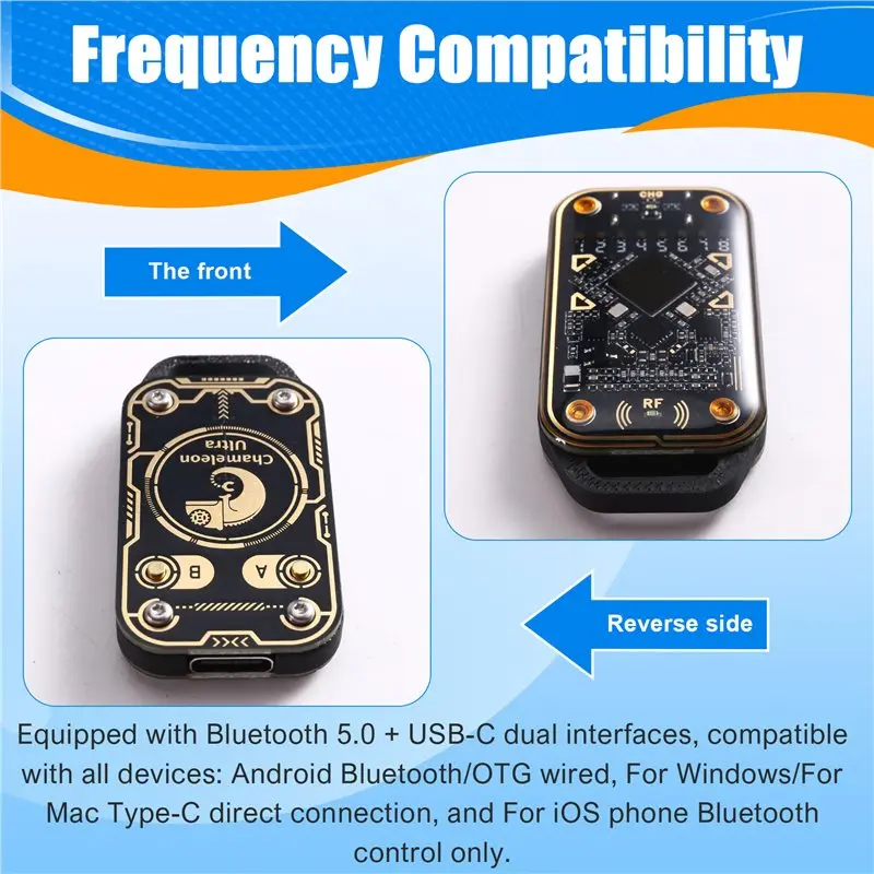 New Design~ NFC Read Write ID IC 125K 13.56Mhz RFID Smart Chip Emulator Chameleon V3.0 Smart Card Tag Copyer Copier Reader