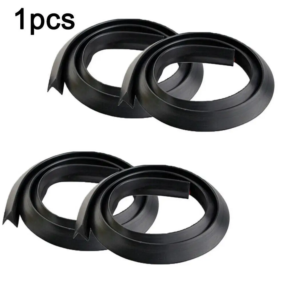 

1.5m Universal Car Flares Extension Strips Black Rubber Wheel Eyebrow Decorative Strip Wheel Arch Strip Car Accessories