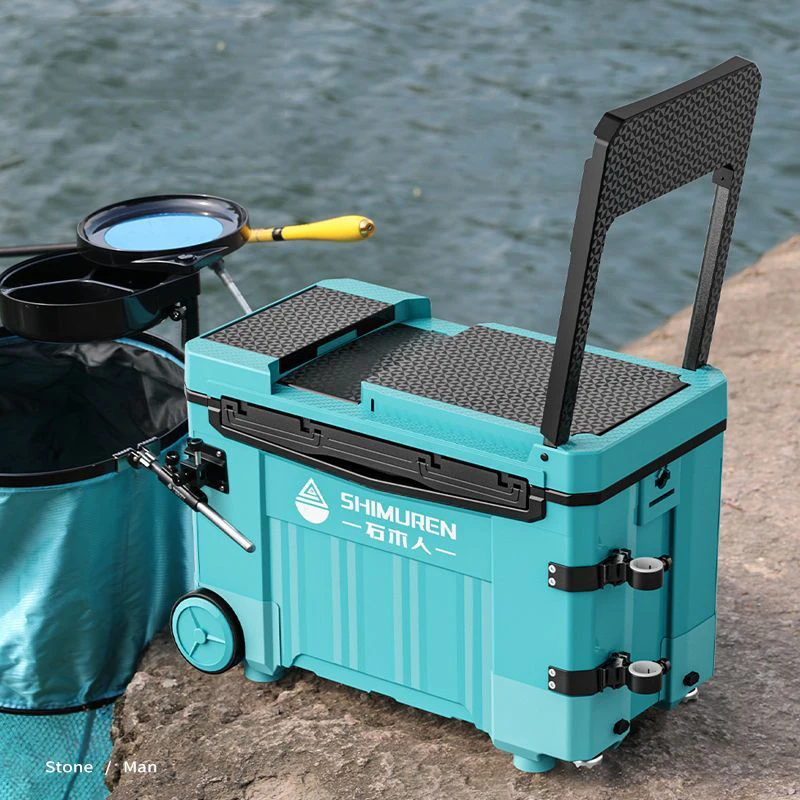 32L Fishing Cooler Box Wheeled Ultra Light Fish Bucket 낚시쿨러 특가Fishing Gear Multifunctional Fishing Ice Box 아이스박스낚시용 낚시쿨러