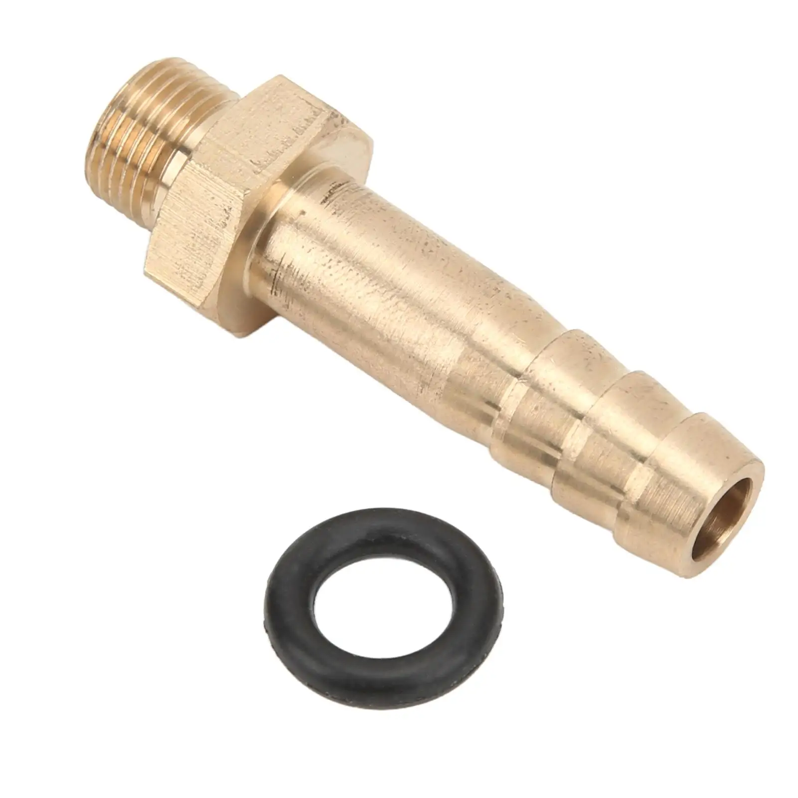 Aluminum Alloy 10mm Gas Tank Adapter with Rubber Rings for Camping & Barbecue - Essential Valve Fitting Parts