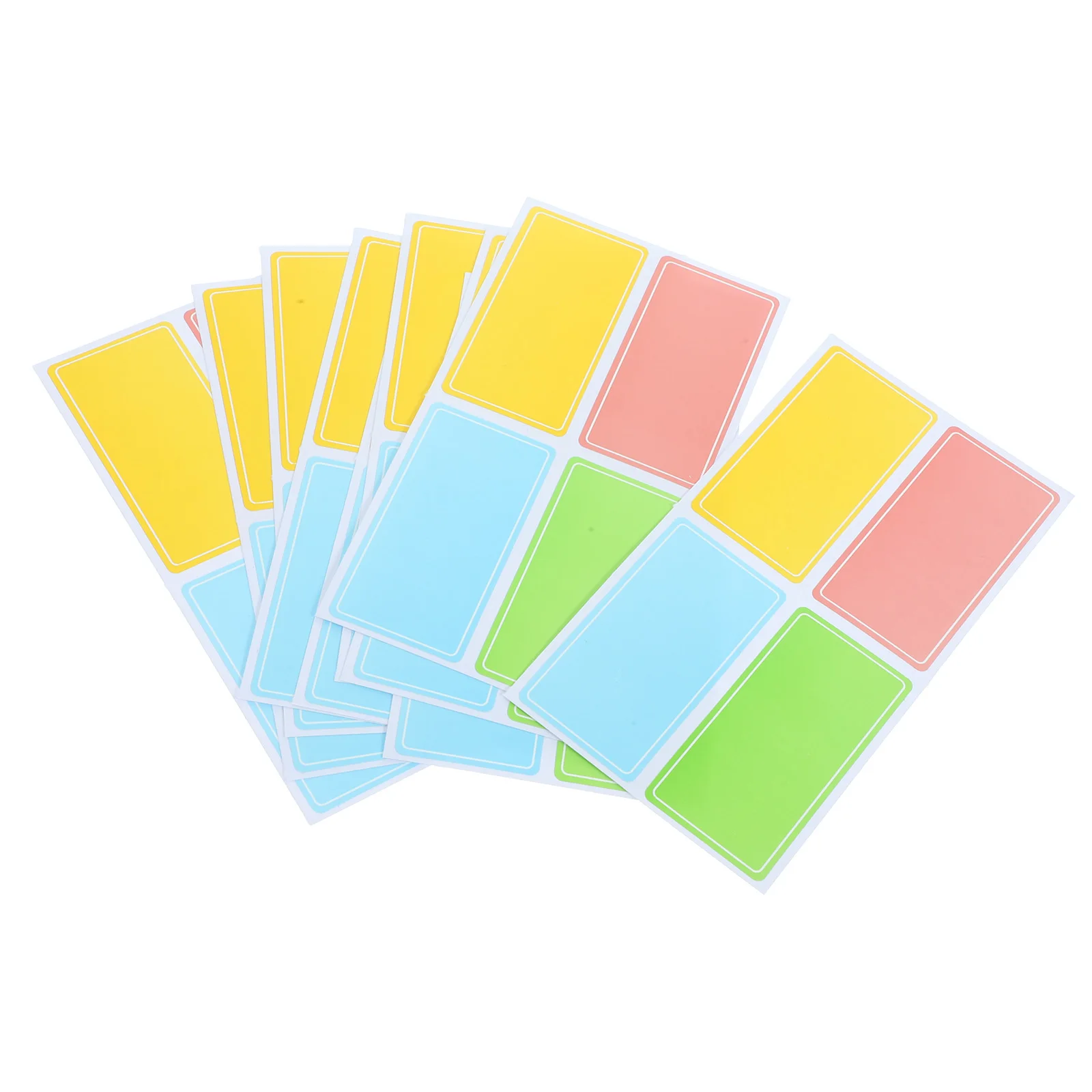 

120pcs Colored Sticky Labels Colorful Name Tag Stickers Classification Label Tabs Self-Adhesive Sorting Tags For Home Office