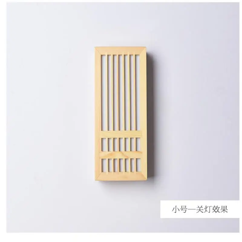 Japan style Wood wall sconce Wandlamp kid lighting Bedroom Log Tatami Wall Lamp  Mirror Light Bedside wall Light for Dining Room