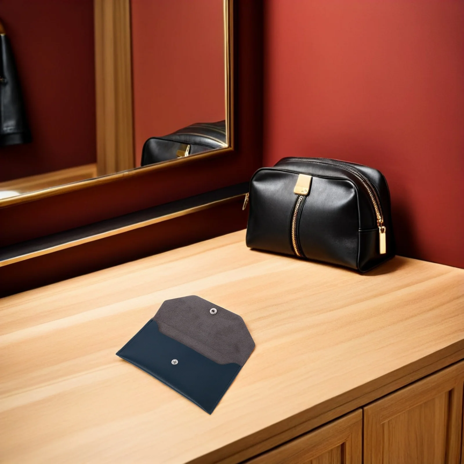 2 قطعة محفظة مغلف نقدي قسط بو سليم المال المنظم لإدارة النقدية قابلة لإعادة الاستخدام الميزانية الحقيبة المفاجئة إغلاق السفر