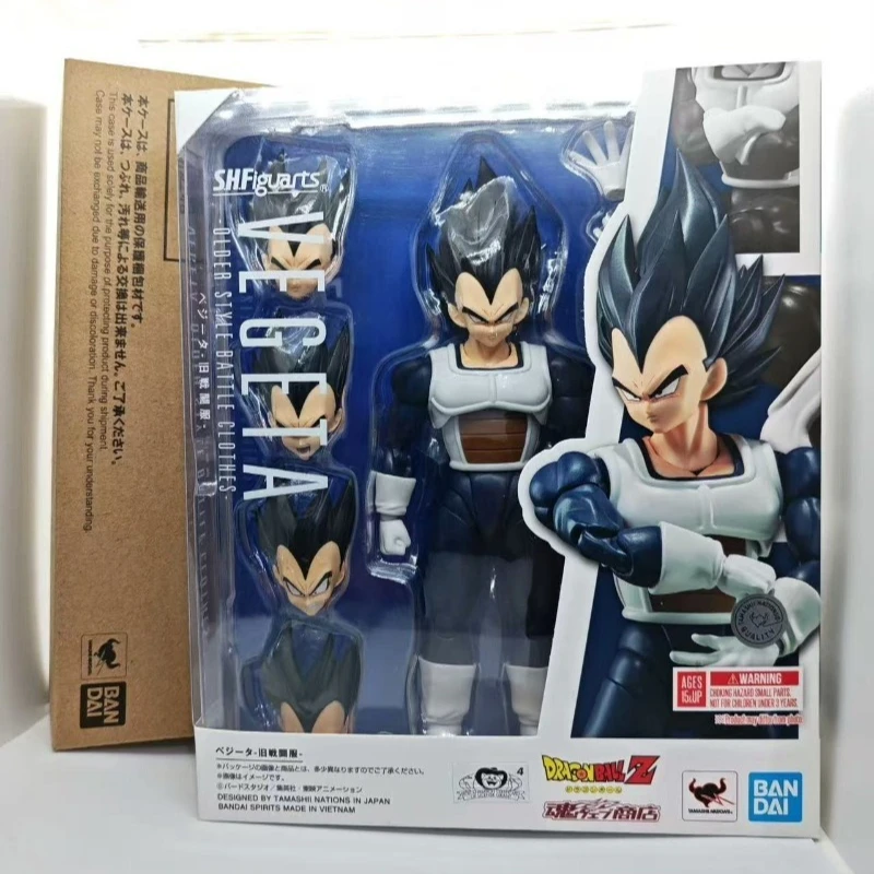 

Bandai Soul Limited SHF Dragon Ball Super Vegeta Old Battle Server Edition Mobile Phone Ornaments Collection Gifts